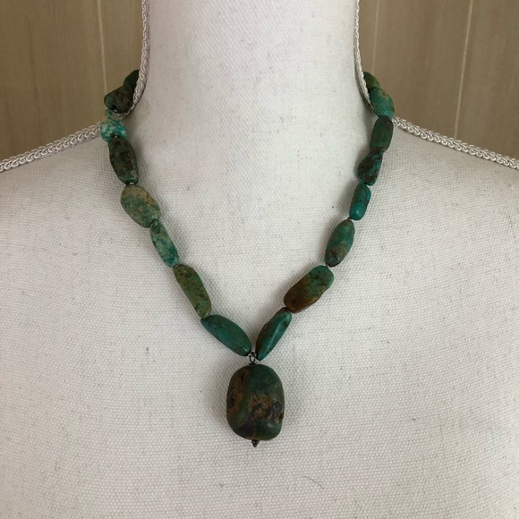 Barse Turquoise Chunky Necklace - Picture 1 of 5